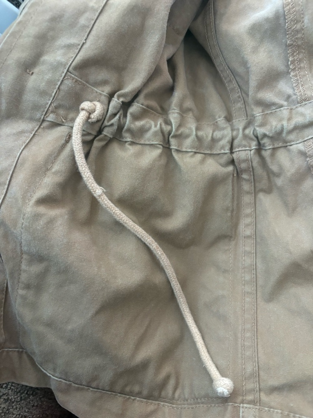 Vintage Banana Republic Safari Bush Jacket XS Italian Canvas Military Field Coat - Picture 11 of 16